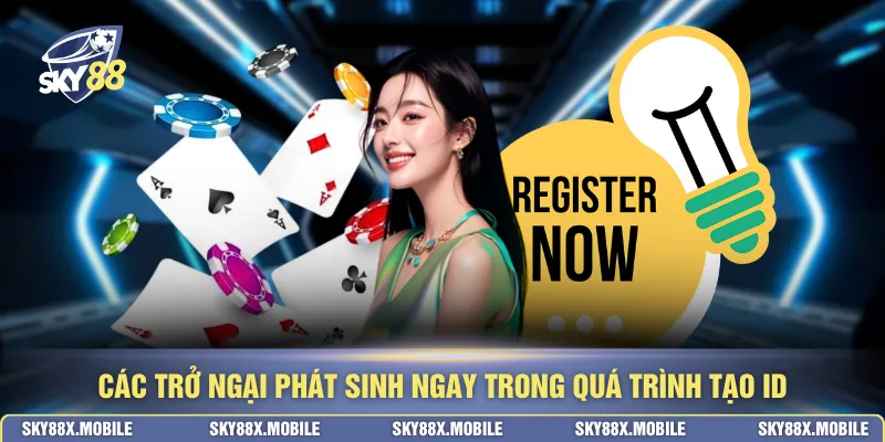 Các trở ngại phát sinh ngay trong quá trình tạo ID