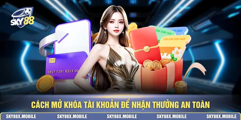 Cách mở khóa tài khoản để nhận thưởng an toàn