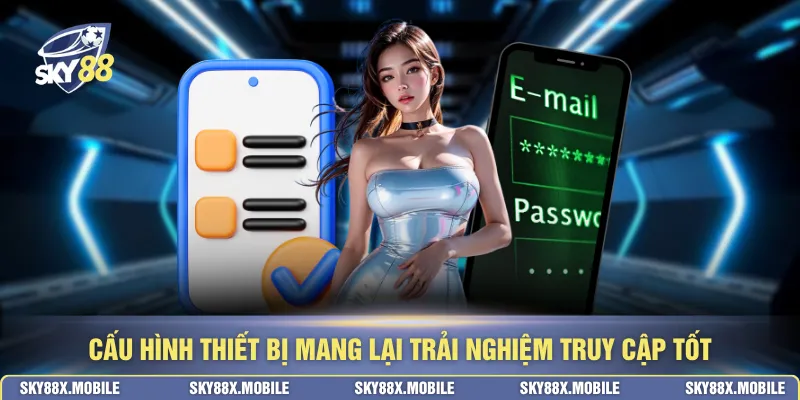 Cấu hình thiết bị mang lại trải nghiệm truy cập tốt