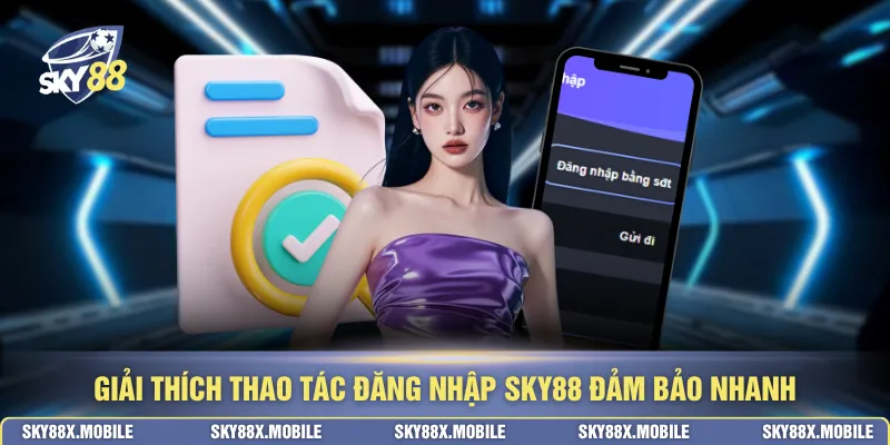 Giải thích thao tác đăng nhập SKY88 đảm bảo nhanh