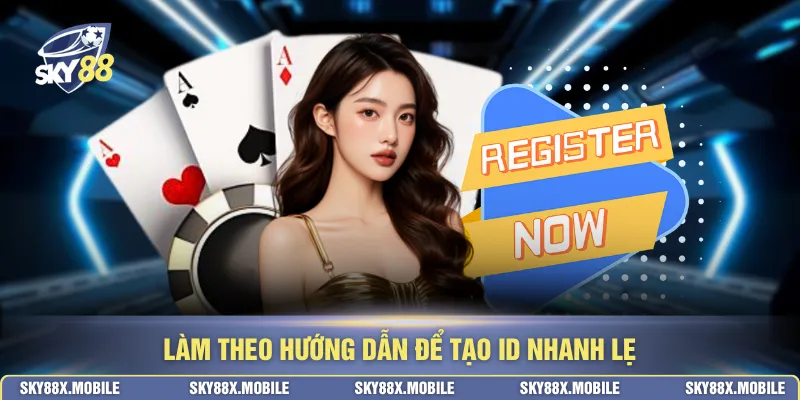Làm theo hướng dẫn để tạo ID nhanh lẹ